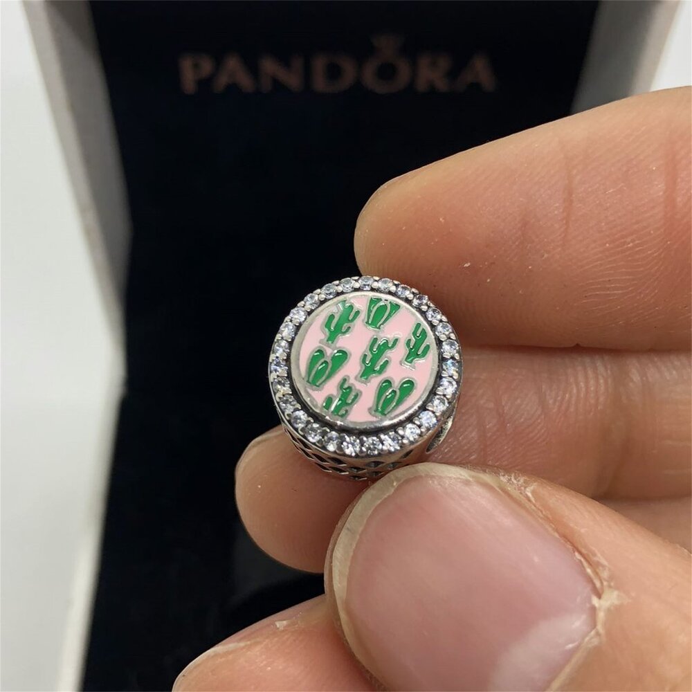 ✨🔥Pandora Curacao Charm Cactus Curacao Charm Bead Charm Travel Pendant S925